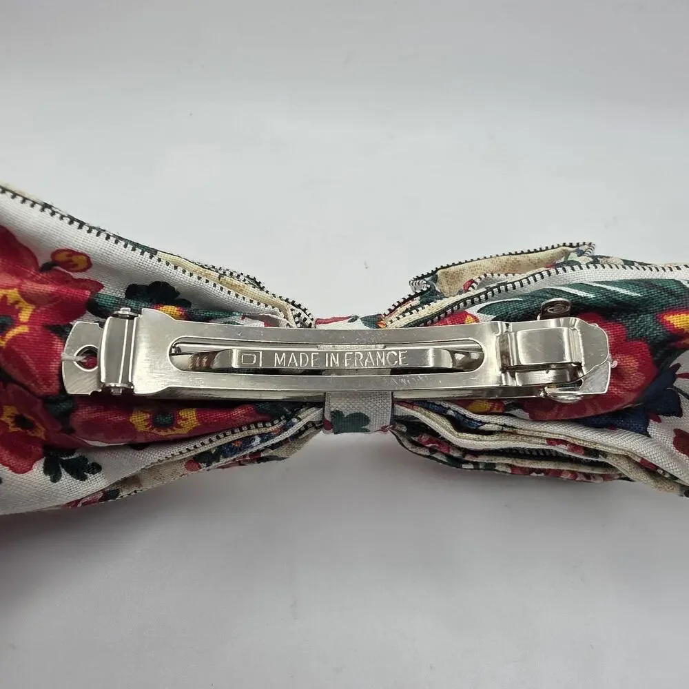 Vintage Vera Bradley Hair Accessories Lot Scrunchies Bow Barrettes Floral Retire